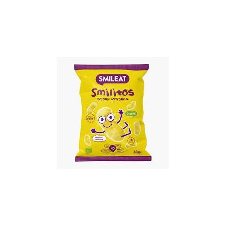 Crackers cu porumb, naut linte si morcov, Smilondas, + 15 luni, eco-bio, 25 g, Smileat