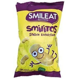 Pufuleti Smilitos cu ulei de masline, + 6 luni, eco-bio, 38 g, Smileat