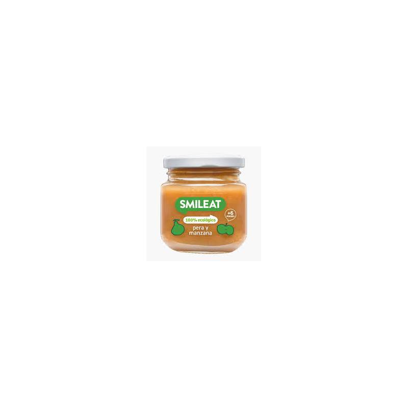 Piure din pere si mere, + 6 luni, eco-bio, 230 g, Smileat