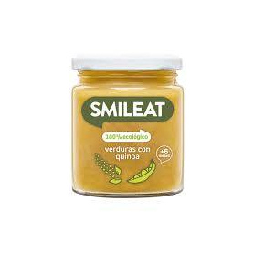 Piure de legume cu quinoa si ulei masline, + 6 luni, eco-bio,  230 g, Smileat