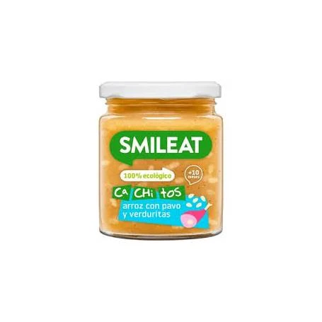 Mancare din orez, curcan si legume, + 10 luni, eco-bio, 230 g, Smileat