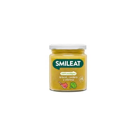 Piure cu brocoli, pastarnac, miel si ulei masline, + 6 luni, eco-bio, 230 g, Smileat