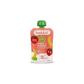 Piure din banane si capsuni, + 6 luni, eco-bio, 100 g, Smileat