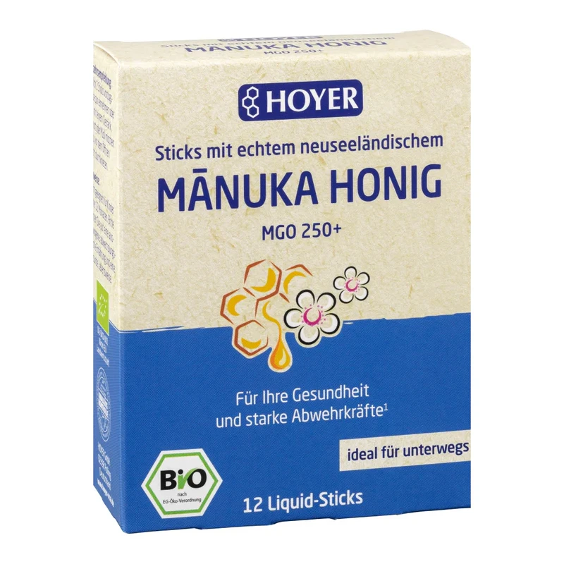 Miere de Manuka MGO 250 +, eco-bio, 12 doze, Hoyer