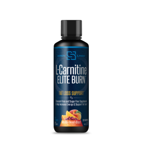 Sirenlabs L-carnitine Elite Burn, L-carnitina lichida, aroma tropicala, 480 ml, GNC