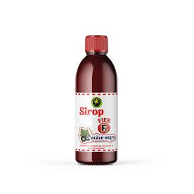 Sirop Fier cu Coacaze Negre, fara zahar, 500 ml, Hypericum