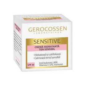 Crema hidratanta pentru ten sensibil, SPF 30, Sensitive, 50 ml, Gerocossen