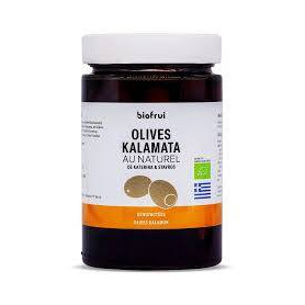 Masline fara samburi in saramura, selectie Kalamon, eco-bio, 190 g, Biofruisec