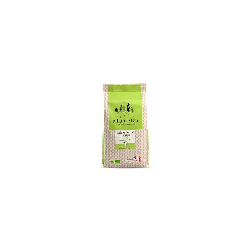 Faina de grau T110, integrala, eco-bio, 1000 g, Alliance Bio