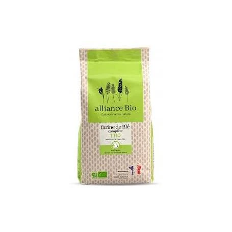 Faina de grau T110, integrala, eco-bio, 1000 g, Alliance Bio