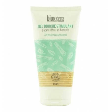 Gel de dus stimulant cu menta si scortisoara - eco-bio 150ml - Bioregena