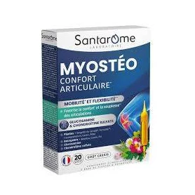 Myosteo  Confort articulaire, 20 fiole, Santarome