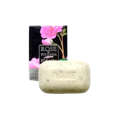 Sapun cu Apa din Petale de trandafiri pentru barbati, 100 g - Roze - Biofresh - Rose of Bulgaria