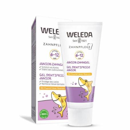 Gel de dinti cu fluor pentru copii 6-12 ani, 50 ml, WELEDA