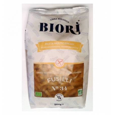 Fusilli din faina multicereale - eco-bio 500g - Biori