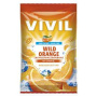 Bomboane cu aroma de portocala amara, fara zahar, 60 g, Vivil