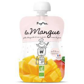 Piure cu 100 % mango, + 4 luni, 120 g, Popote