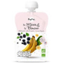 Piure cu 51 % mere si 43 % banane, + 4 luni, eco-bio, 120 g, Popote