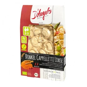 Cappelletti din spelta cu linte, eco-bio, 250 g, D'angelo