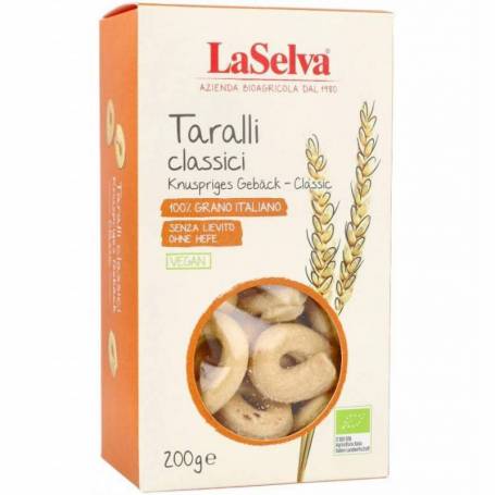 Taralli classic, eco-bio, 200 g, LaSelva