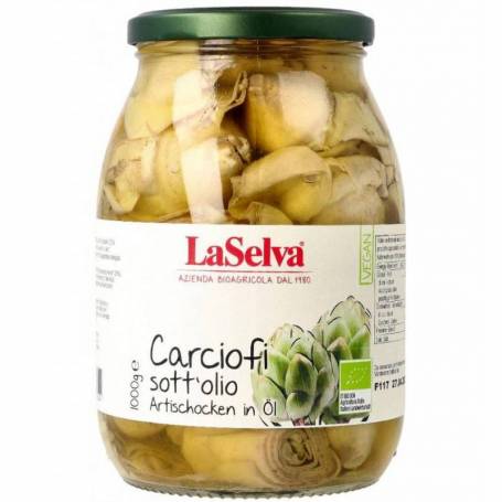 Anghinare in ulei de floarea soarelui, eco-bio, 1 kg, LaSelva