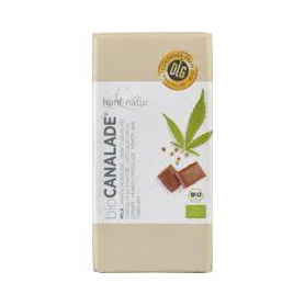 Ciocolata alba cu seminte de canepa, eco-bio, 100 g, Hanf & Natur