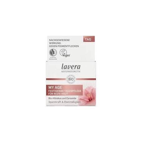 Cremă de zi regeneranta cu hibiscus si ceramide, My Age, 50 ml, Lavera