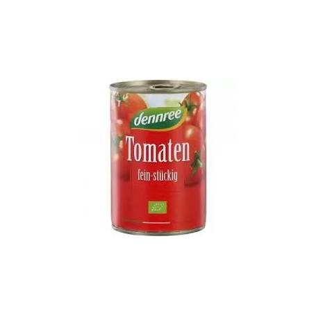 Bucati de tomate in sos de rosii, eco-bio, 400 g, Dennree