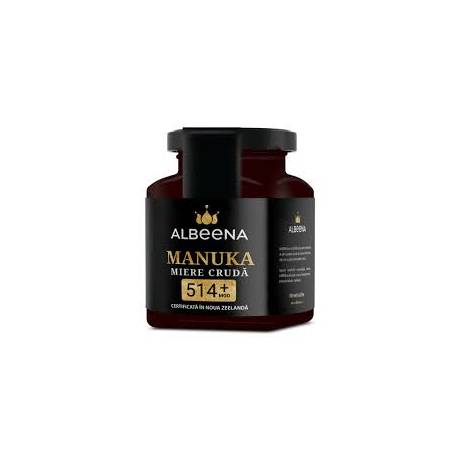 Miere de Manuka cruda, MGO 514+, 200 g, Albeena