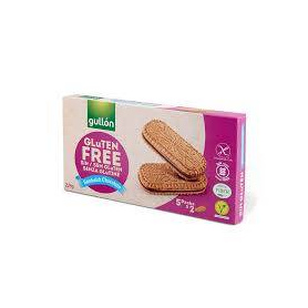 Biscuiti sandwich cu crema de ciocolata, fara gluten, 225 g, Gullon