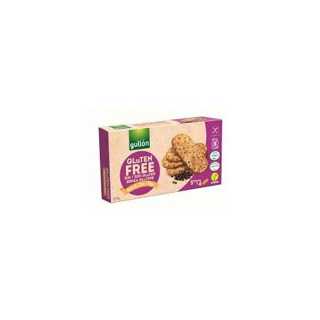 Biscuiti din ovaz cu bucati de ciocolata, fara gluten, 220 g, Gullon