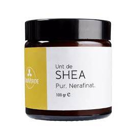 Unt de Shea nerafinat, eco-bio, 100 g, Trio Verde