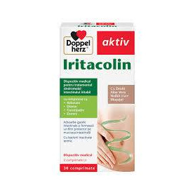 Iritacolin, contribuie la absorbtia gazelor intentisnale, 30 comprimate, Doppelherz