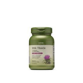 Extract Standardizat De Silimarina, Herbal Plus Milk Thistle, 1300 Mg, 30 tablete, Gnc