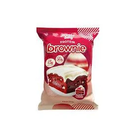 Prajitura Proteica Cu Aroma De Red Velvet, Alpha Prime Protein Brownie, 65 g, Gnc
