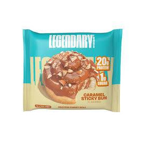 Rulou Proteic Cu Aroma De Caramel Sticky Bun, Legendary Foods Protein Sweet Roll, 65 g, Gnc
