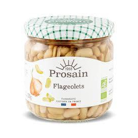 Boabe de fasole alba la borcan, eco-bio, 345 g, Prosain