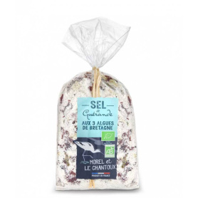 Sare celtica cu trei feluri de alge din Bretania, eco-bio, 250 g, L`Atelier du Sel