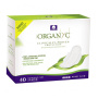 Absorbante intime din bumbac organic, pentru noapte, 40 bucati, Oganyc