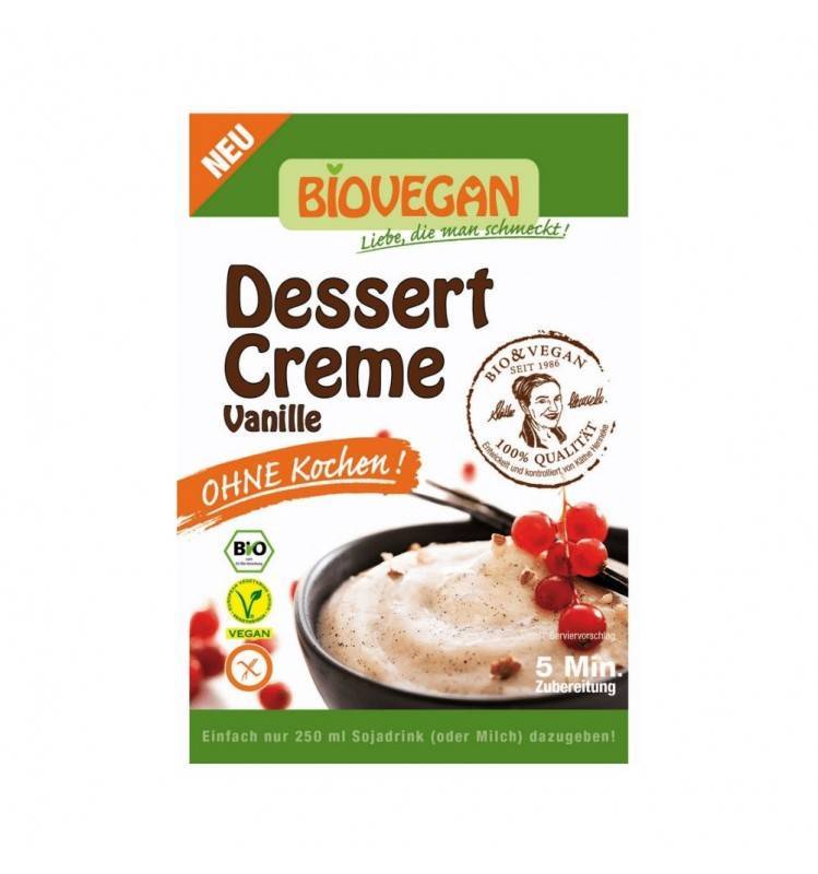 Crema Pentru Desert Cu Vanilie - Eco-bio 52g - Biovegan