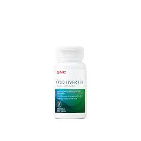 Cod Liver Oil - Ulei din Ficat de Cod, 400 mg, 30 capsule, GNC