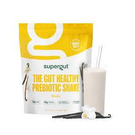 Supergut The Gut Healthy Prebiotic Shake Vanilla Flavor, Shake Proteic cu Prebiotice - Aroma Vanilie, 742 g, GNC
