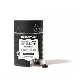 Pure Himalayan Shilajit Gummies, Jeleuri de Shilajit din Himalaya, 60 Jeleuri, Better Alt - GNC