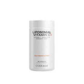 Codeage Liposomal Vitamin C - complex de Vitamina C Liposomala - absorbtie superioara, 180 capsule, GNC