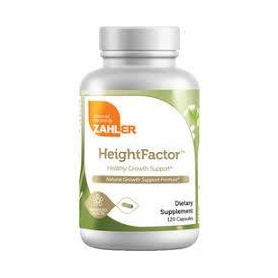 Suport Heightfactor - suport natural in productia Hormonilor de Crestere, 120 capsule - Zahler - GNC