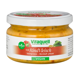 Salata cu proteina din soia, ardei si castraveti, 180 g, Vitaquell
