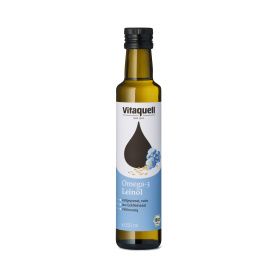 Ulei din seminte de in, eco-bio, 250 ml, Vitaquell