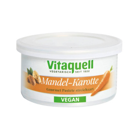 Crema tartinabila cu morcovi si migdale, eco-bio, 125 g, Vitaquell