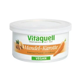 Crema tartinabila cu morcovi si migdale, eco-bio, 125 g, Vitaquell
