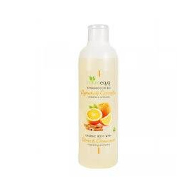 Gel de dus citrice si scortisoara, eco-bio, 250 ml, Naturaequa